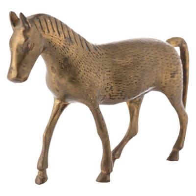 Vintage Brass Horse