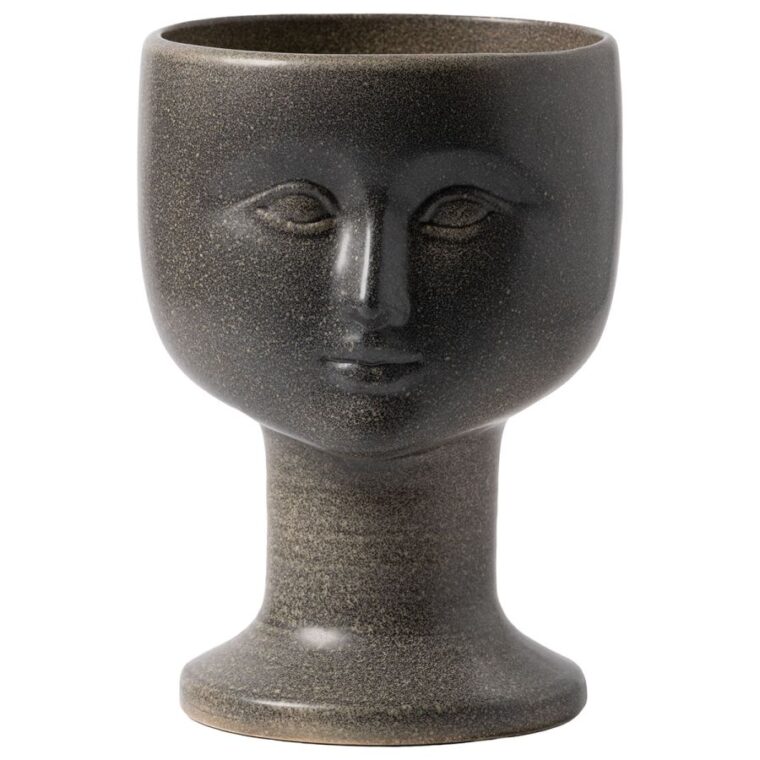 Vintage Ceramic Glazed Head Vase - Image 2