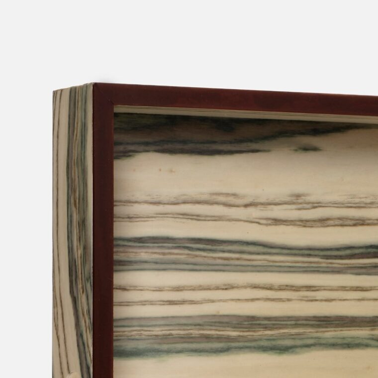 Light Teal and White Veneer Trays - Image 3