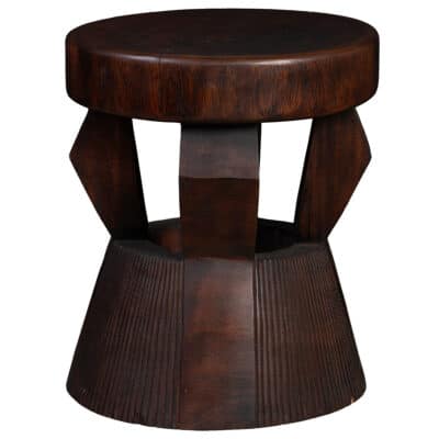 Hand Carved Suar Wood Stool