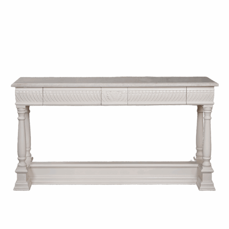 Carved Wood Lopez Console