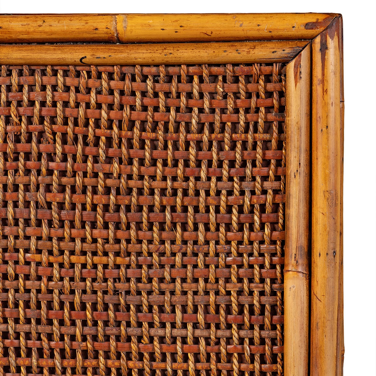 Vintage French Bamboo and Rattan Console - Image 9