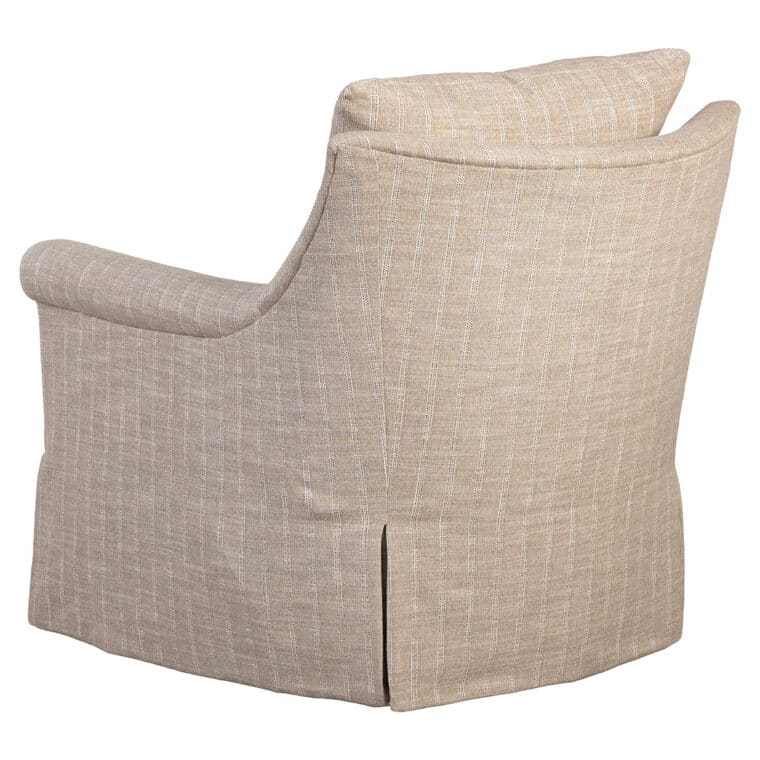 Joseph Chair in Taupe Stripe - Image 4