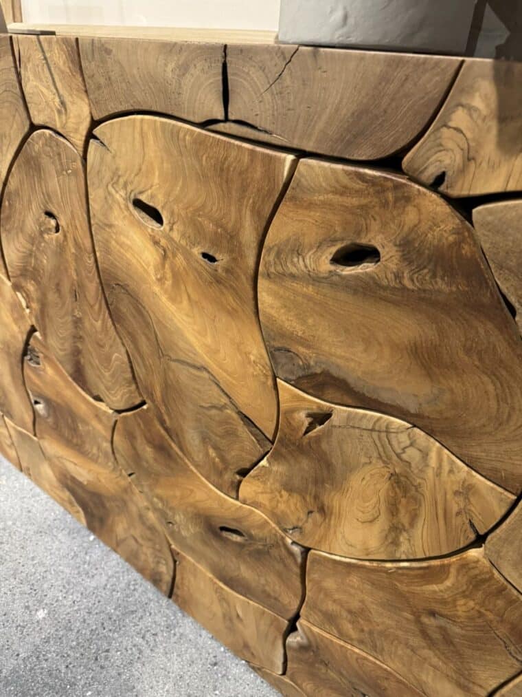 Outdoor Teak Root Console Table - Image 16
