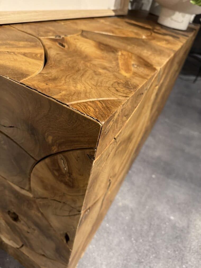 Outdoor Teak Root Console Table - Image 17