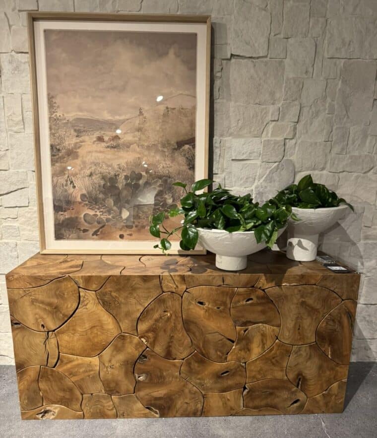 Outdoor Teak Root Console Table - Image 20