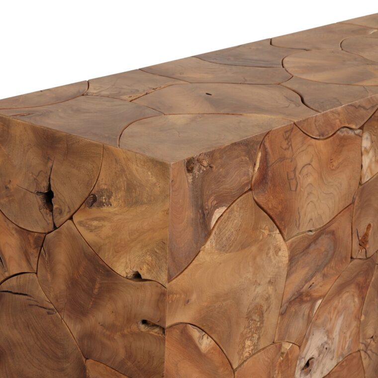 Outdoor Teak Root Console Table - Image 12