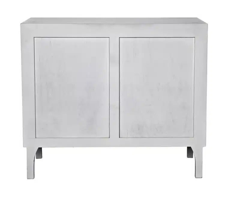 Ribbed Front Carved Mahogany Dresser - Image 9