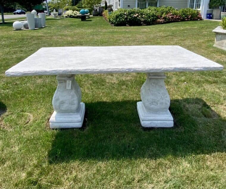 Outdoor Concrete Picnic Dining Table - Image 2