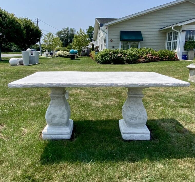 Outdoor Concrete Picnic Dining Table - Image 3