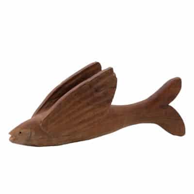 Vintage Wood "Flying Fish" Sculpture