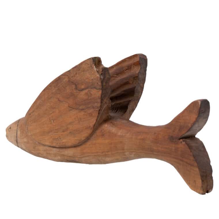 Vintage Wood "Flying Fish" Sculpture - Image 2