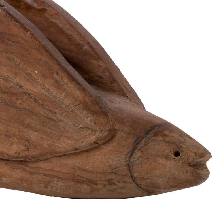 Vintage Wood "Flying Fish" Sculpture - Image 5