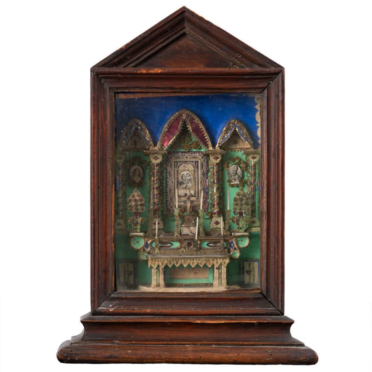 Antique French Diorama Shadow Box - Image 2