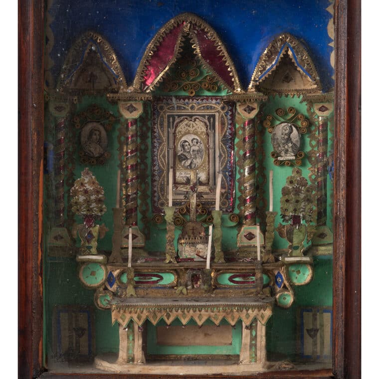 Antique French Diorama Shadow Box - Image 4