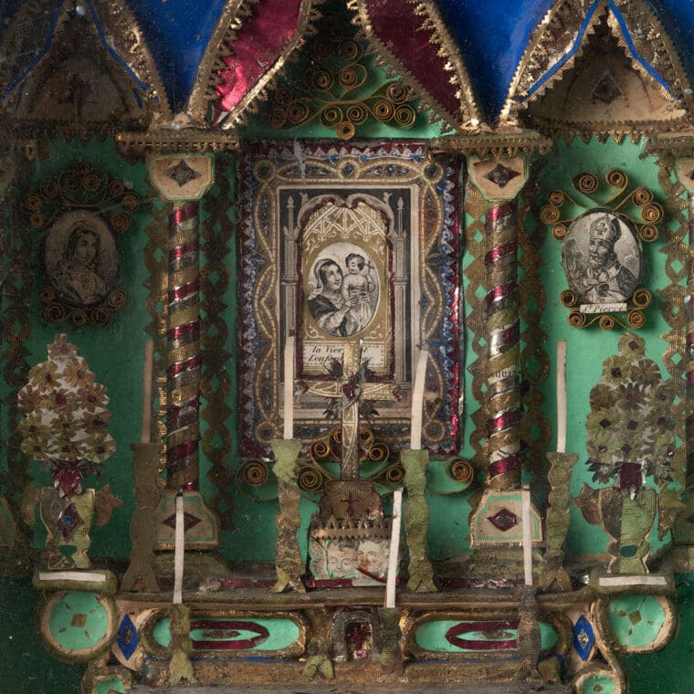 Antique French Diorama Shadow Box - Image 5