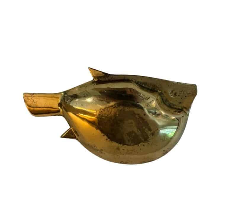 Vintage Brass Fish Soap Dish - Image 2