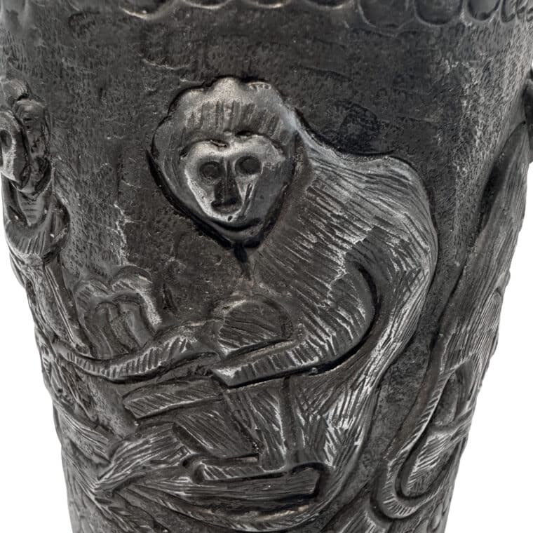 Vintage Indian Caddy with Jungle Relief - Image 5
