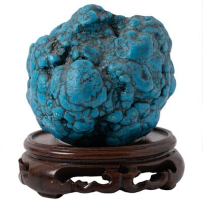Vintage Turquoise Stone on Stand