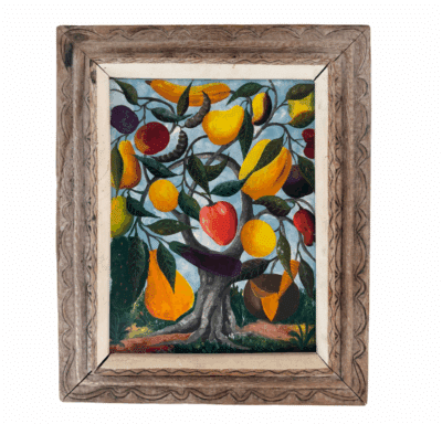 Vintage Magic Fruit Tree Original Art