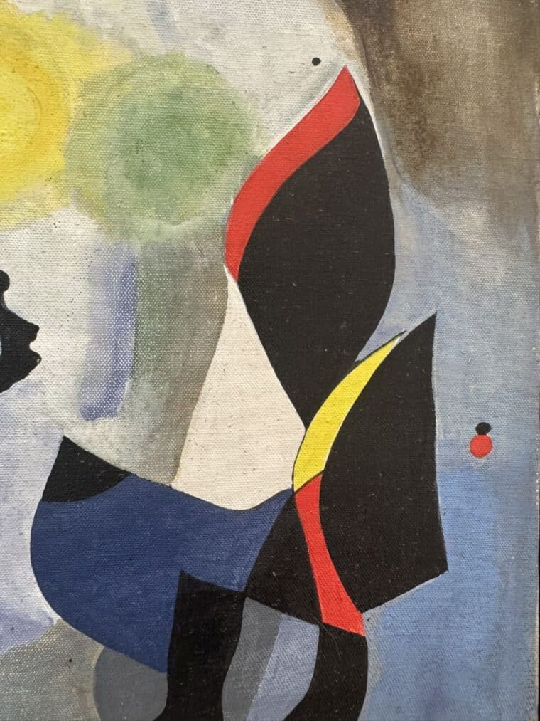 Vintage Painting in the Manner of Miro - Image 2