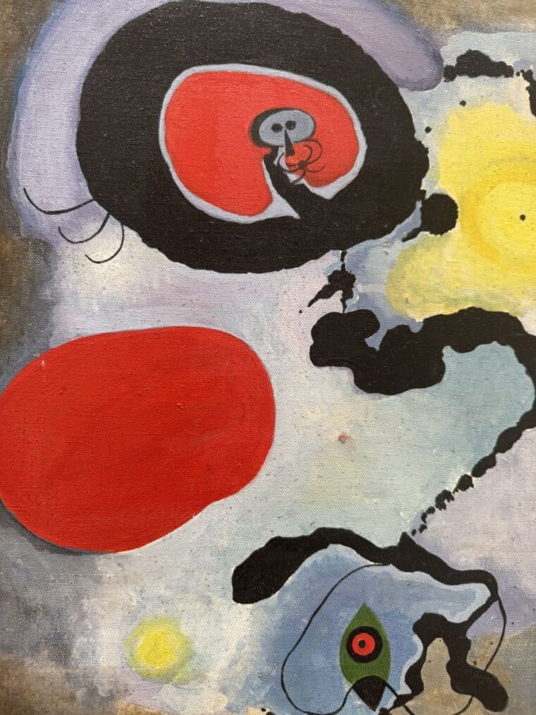 Vintage Painting in the Manner of Miro - Image 3