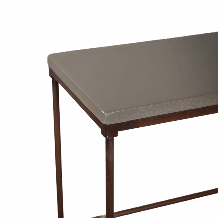 Santiago Concrete and Iron Console - Image 3
