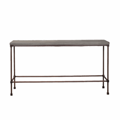 Santiago Concrete and Iron Console