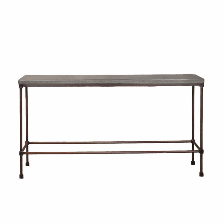 Santiago Concrete and Iron Console
