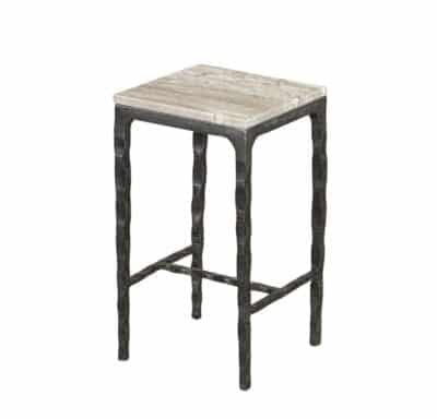 Mateo Square Stone Drinks Table