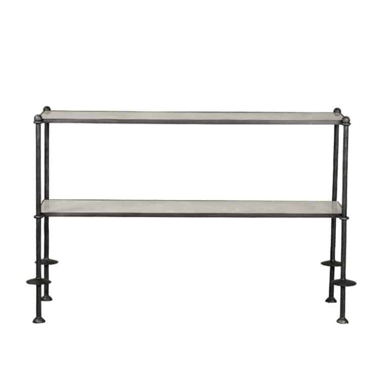 Ponti Concrete and Iron Console