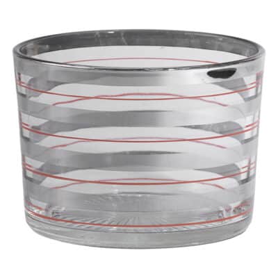 Vintage Glass Ice Bucket