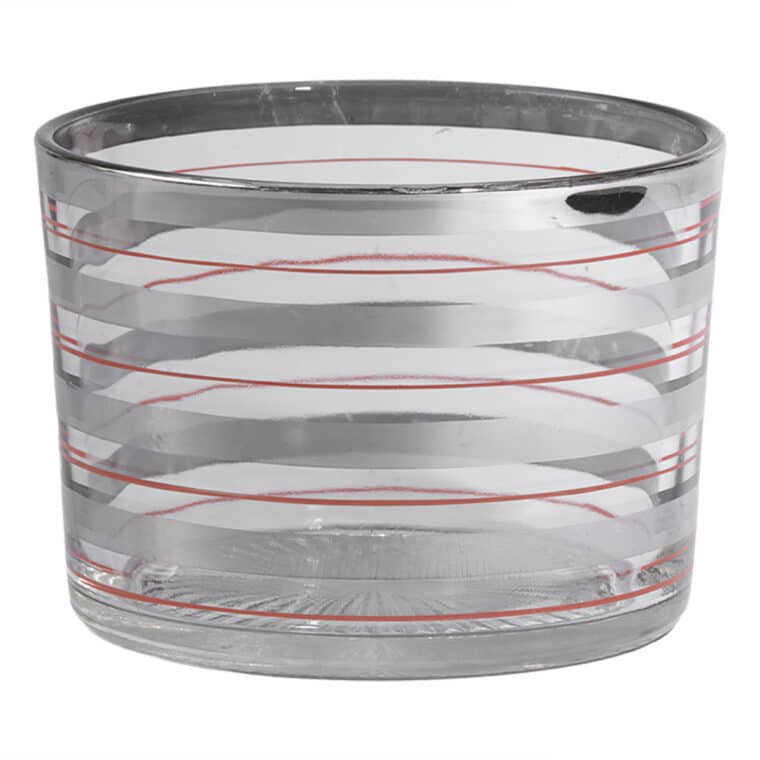 Vintage Glass Ice Bucket