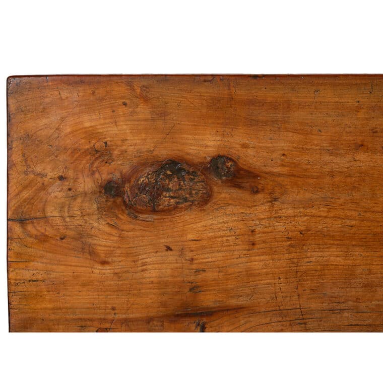 Antique Spanish Chestnut Plank Desk - Image 8