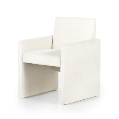 Straight Line Cream Dining Chair