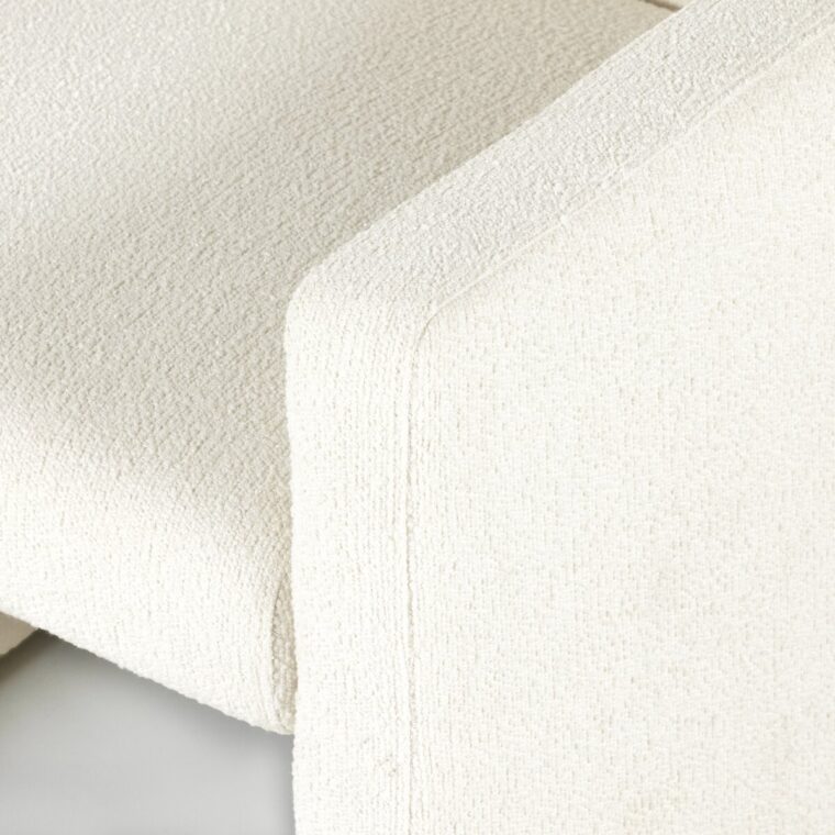Straight Line Cream Dining Chair - Image 6