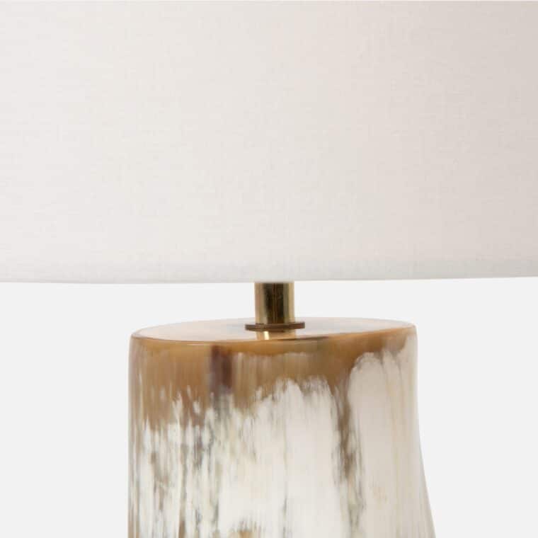 Water Buffalo Horn Lamp - Image 2
