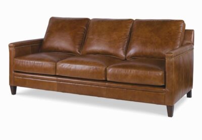 Moody Caramel Leather Sofa