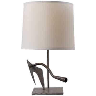 Vintage French Lamp Crafted from Tools