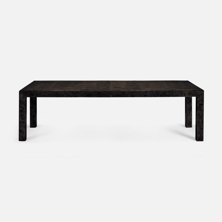Parsons Style Burlwood Extension Dining Table - Image 9