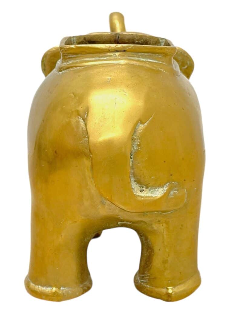Vintage Brass Elephant Cachepot - Image 5