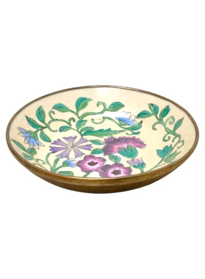 Vintage Chinese Decorative Floral Motif Bowl
