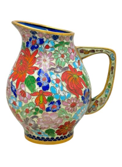 Vintage Petite Cloisonné Pitcher