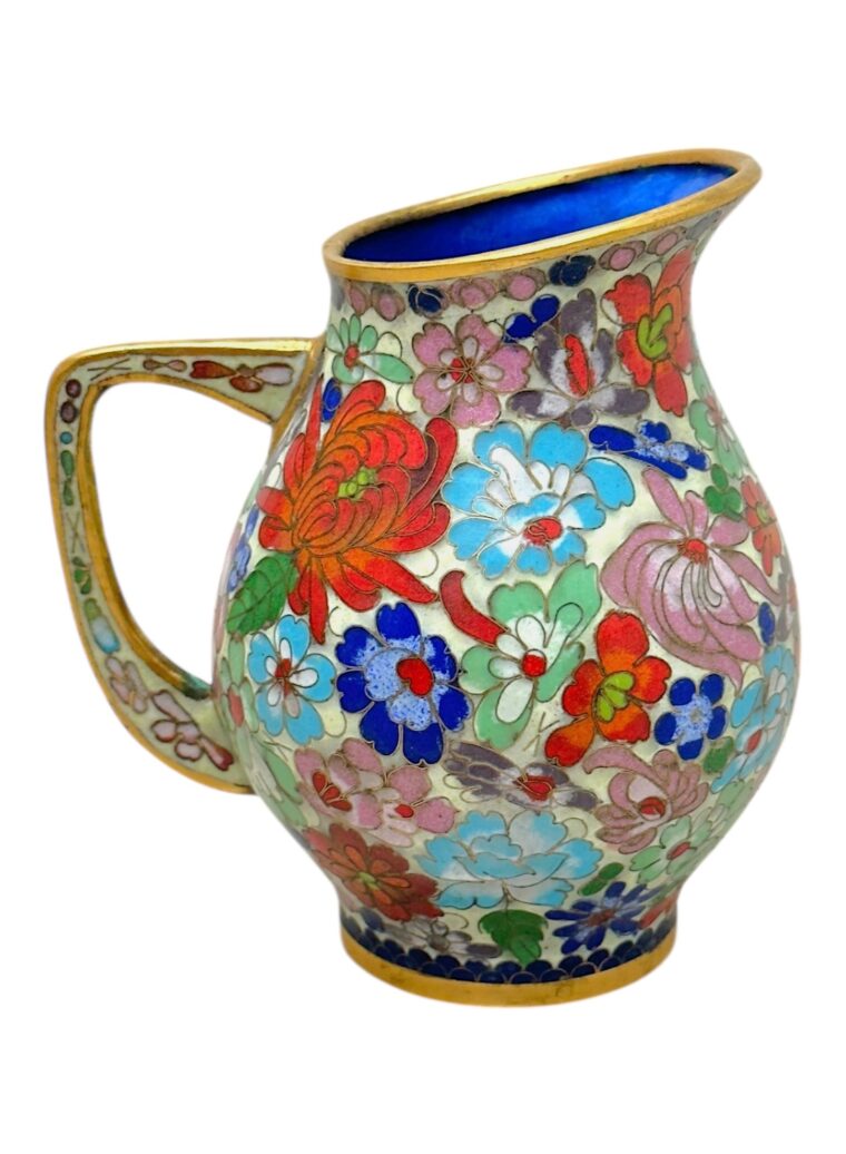Vintage Petite Cloisonné Pitcher - Image 5