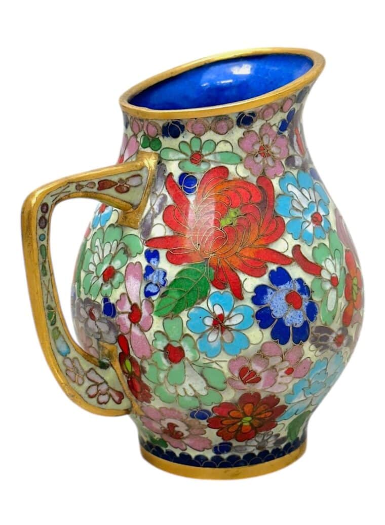 Vintage Petite Cloisonné Pitcher - Image 6
