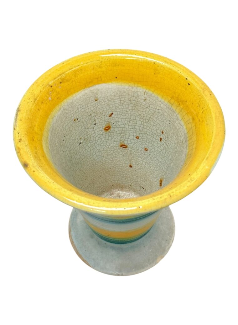 Vintage Japanese Petite Striped Vase - Image 3