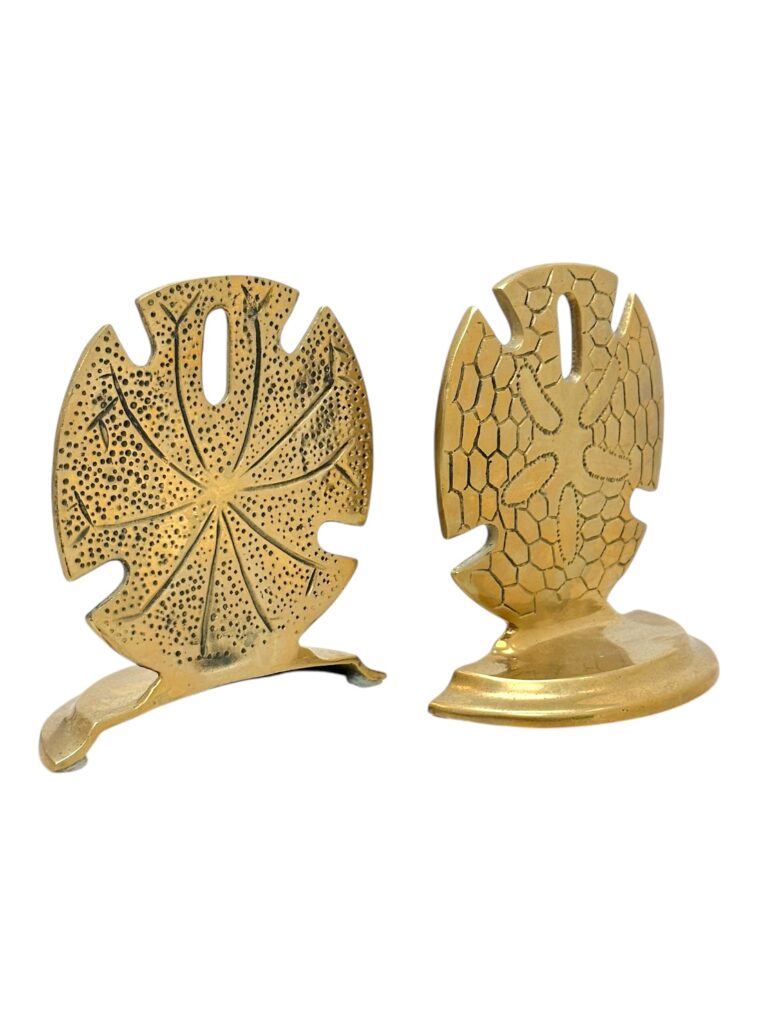 Vintage Brass Sand Dollar Bookends - Image 4