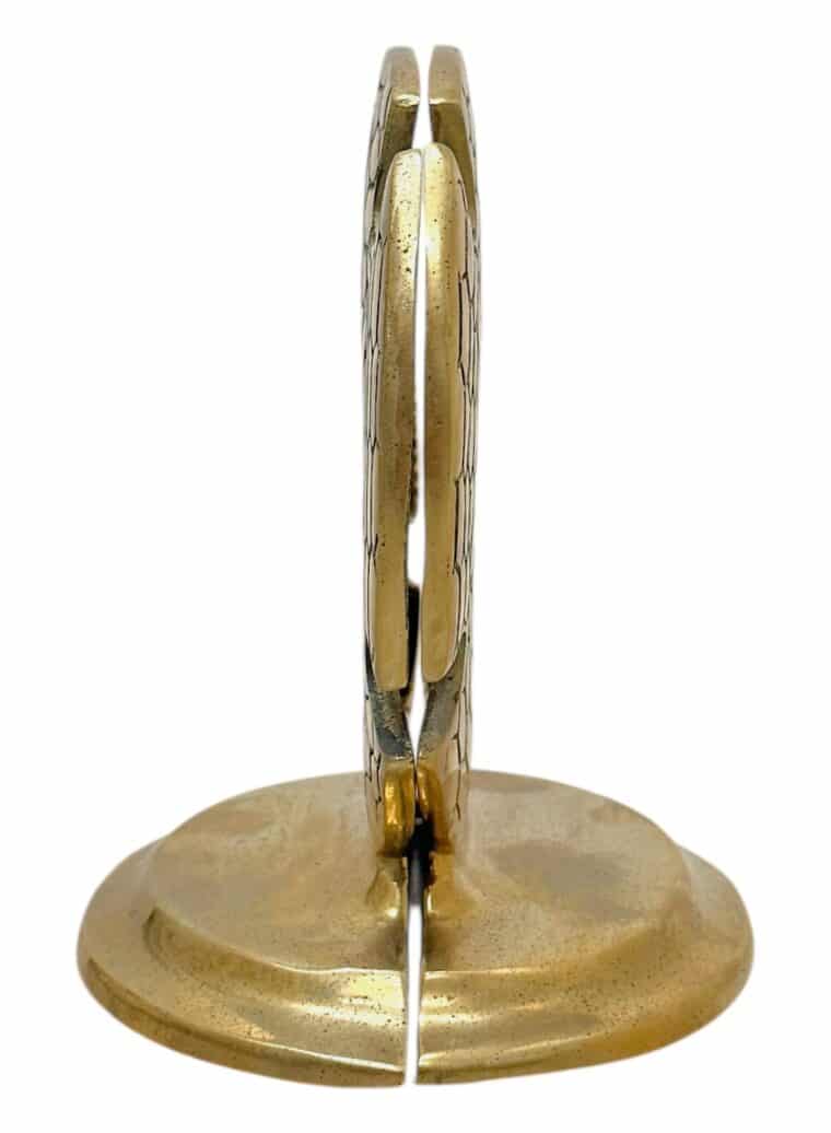 Vintage Brass Sand Dollar Bookends - Image 7