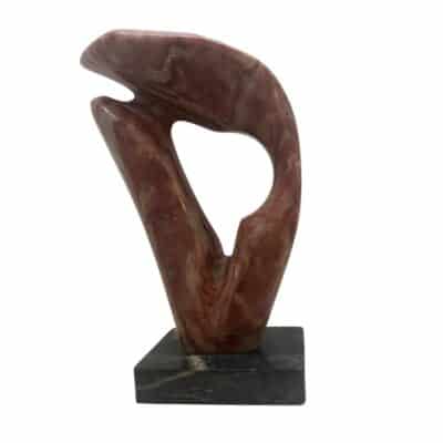 Vintage Modernist Stone Sculpture