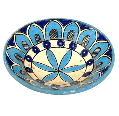 Blue Vintage Moroccan Plate